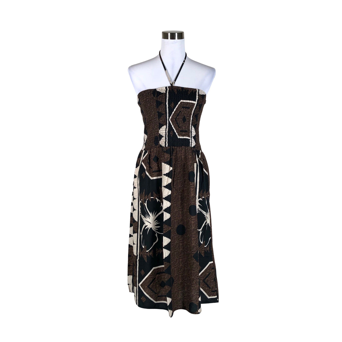 Unisex Soyaconcept - Dress, size 40 - Brown (1)