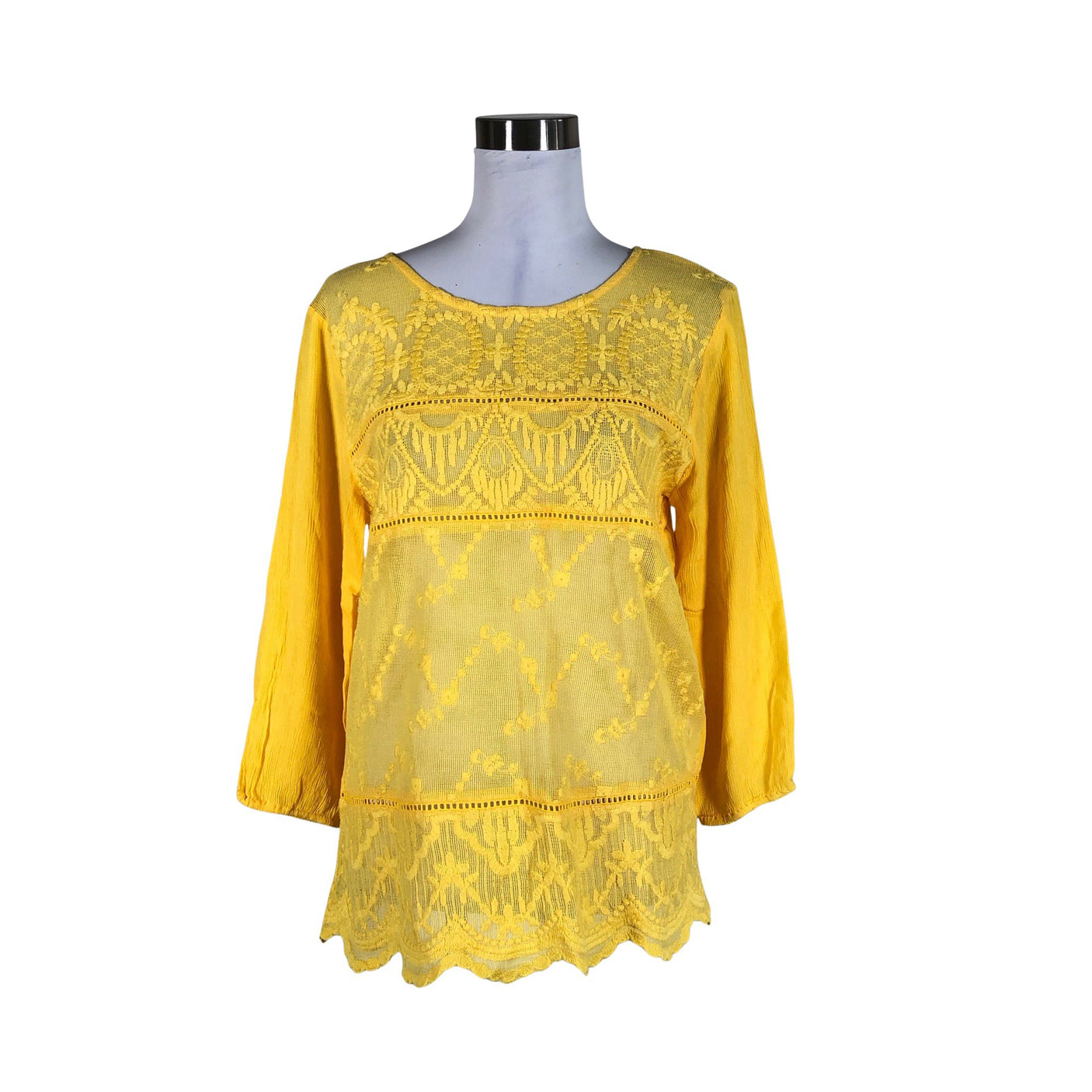 Unisex Nü - Blouse, size 36 - Yellow (1)