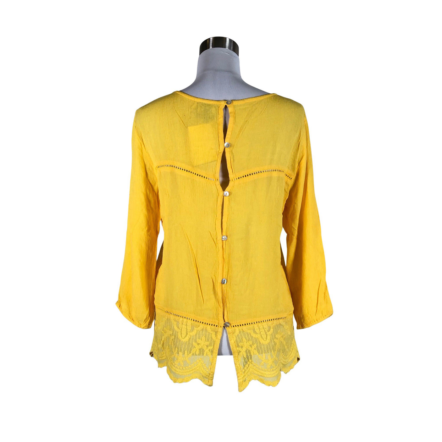 Unisex Nü - Blouse, size 36 - Yellow (2)