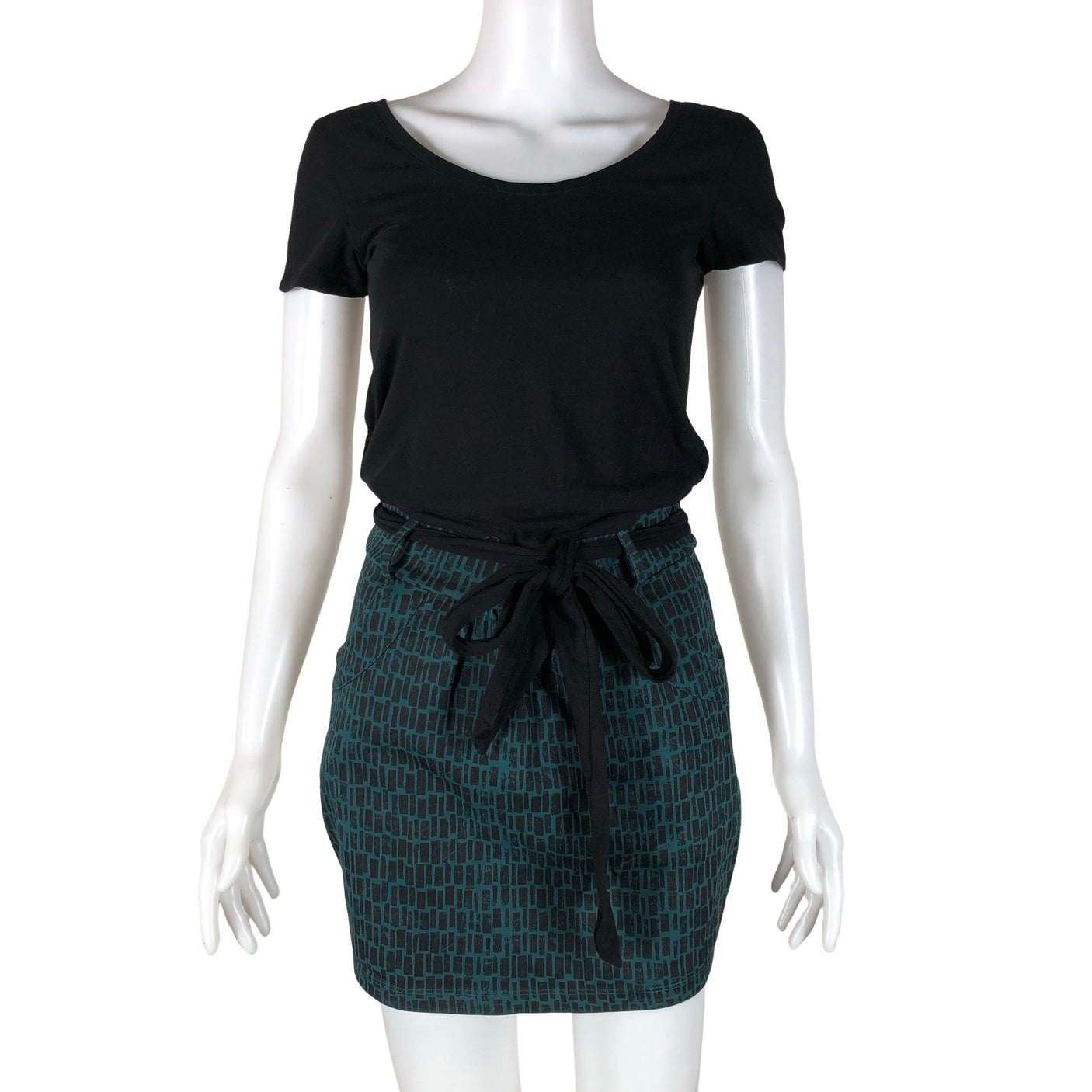Unisex Even&Odd - Tricot dress, size 34 - Black (1)