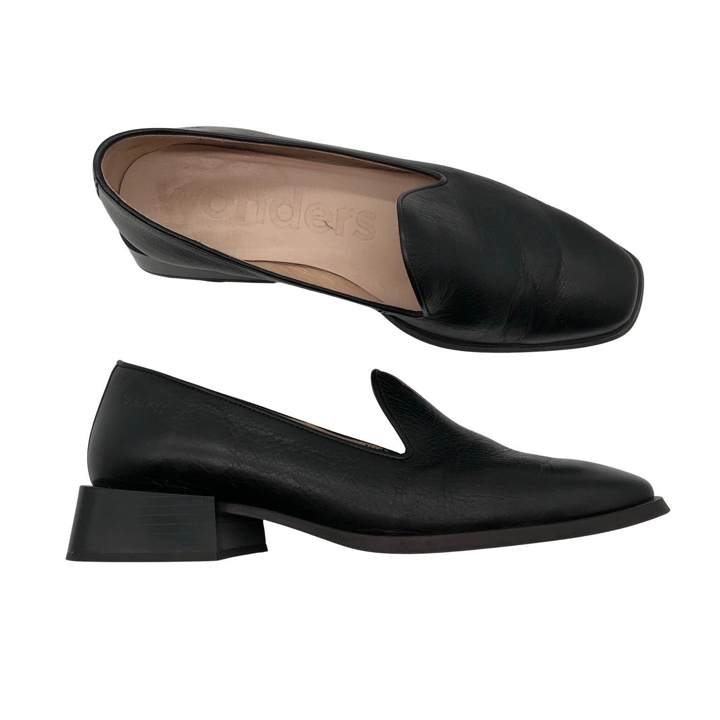 Unisex Wonders - Loafers, size 39 - Black (1)