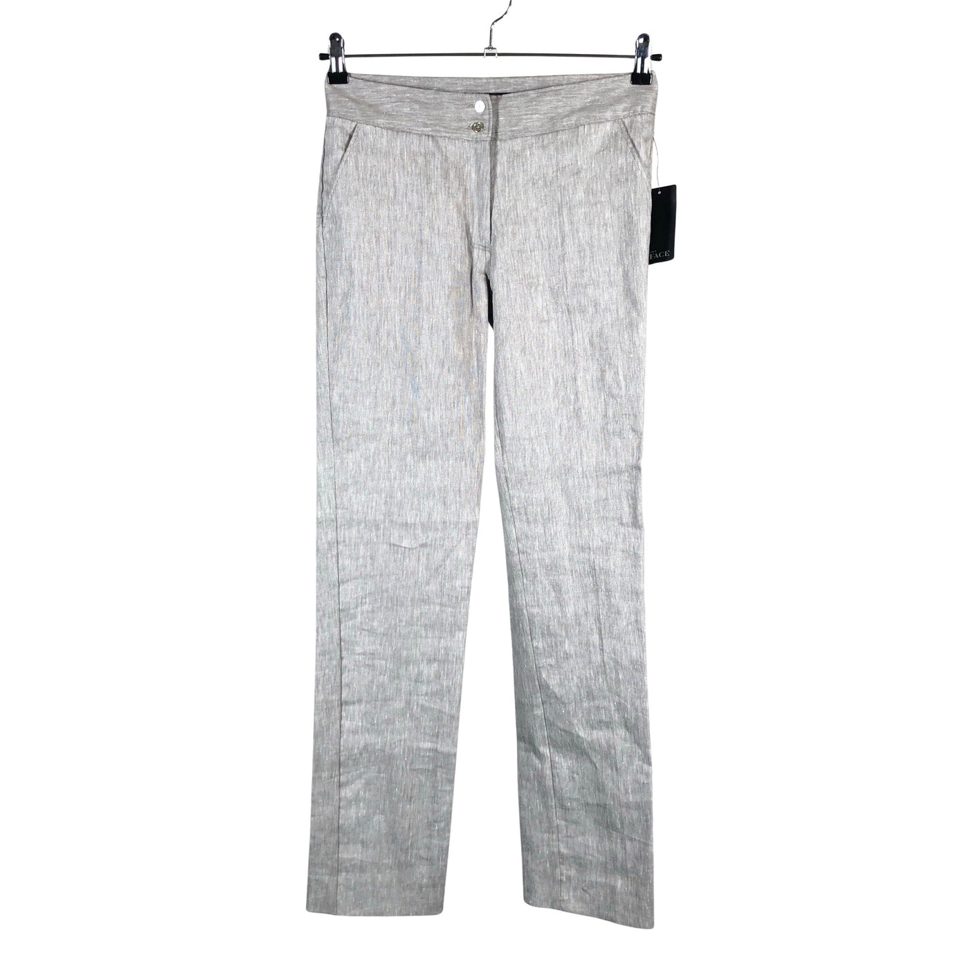 Unisex Your Face - Straight leg trousers, size 34 - Gray (1)