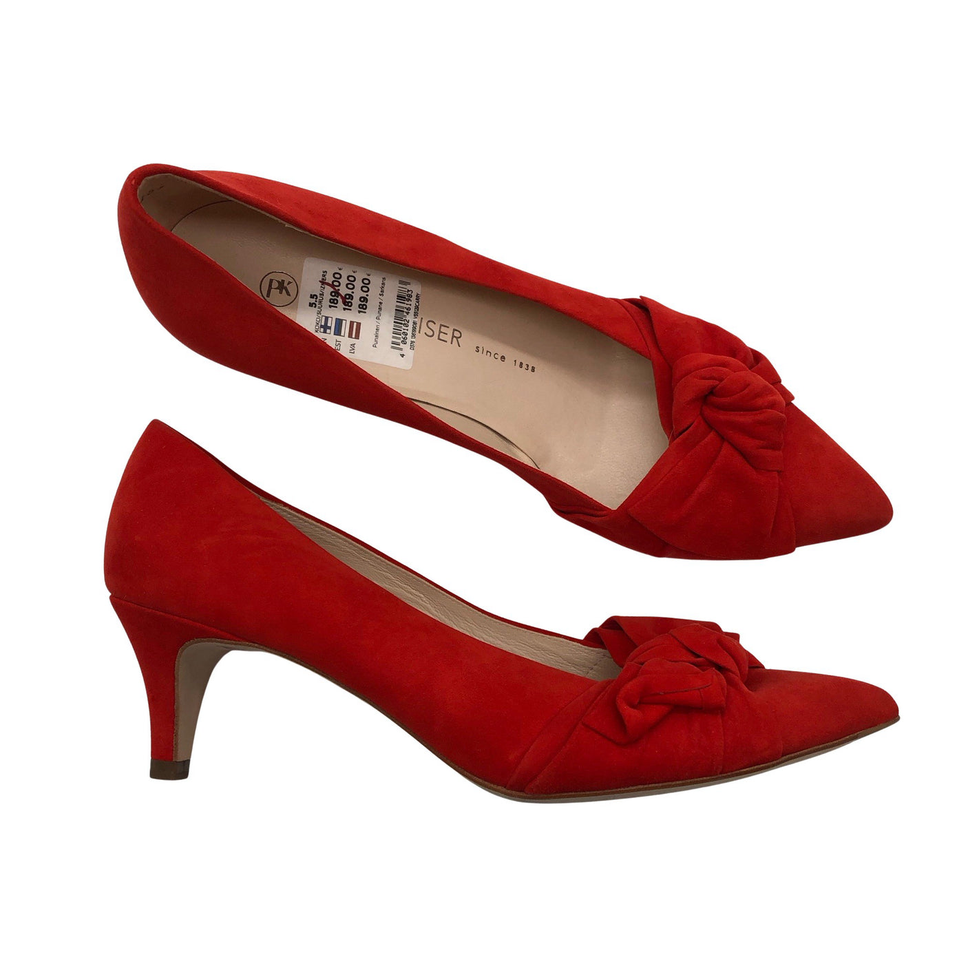 Unisex Peter Kaiser - High heels, size 38 - Red (1)