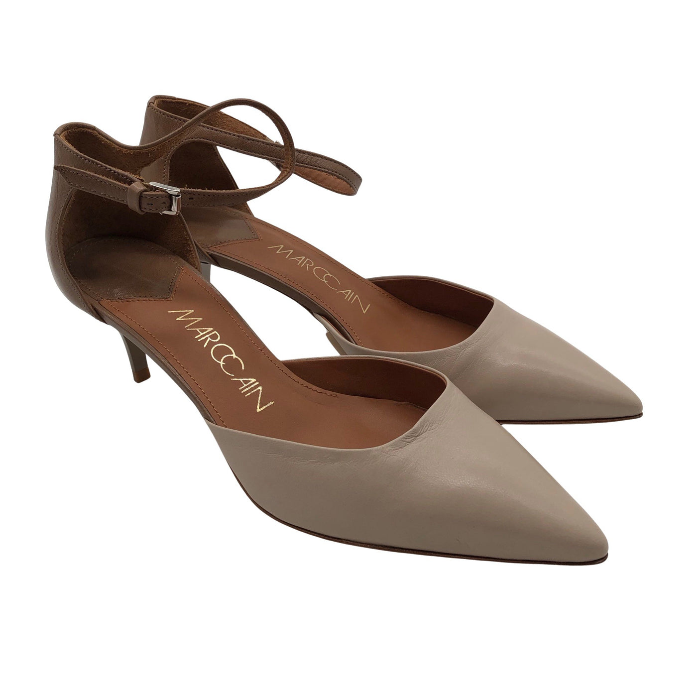 Unisex Marc Cain - High heels, size 38 - Beige (3)