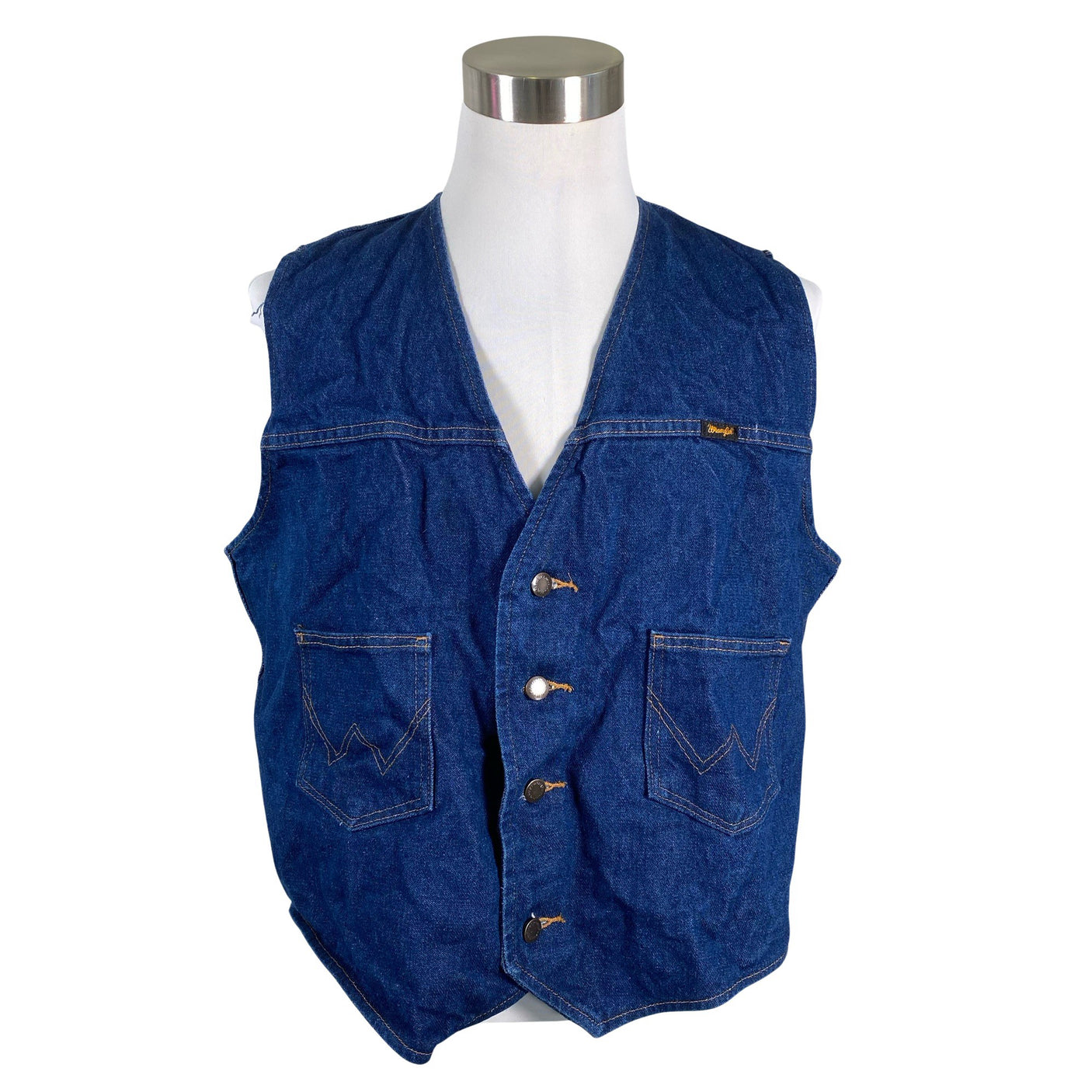 Unisex Wrangler - Denim vest, size XL - Blue (1)