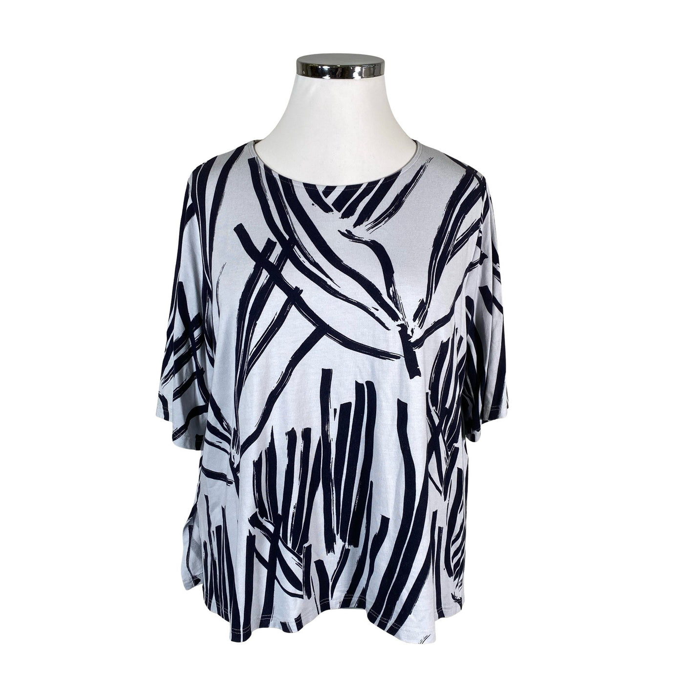 Unisex Nanso - Short-sleeved blouse, size 50 - Gray (1)