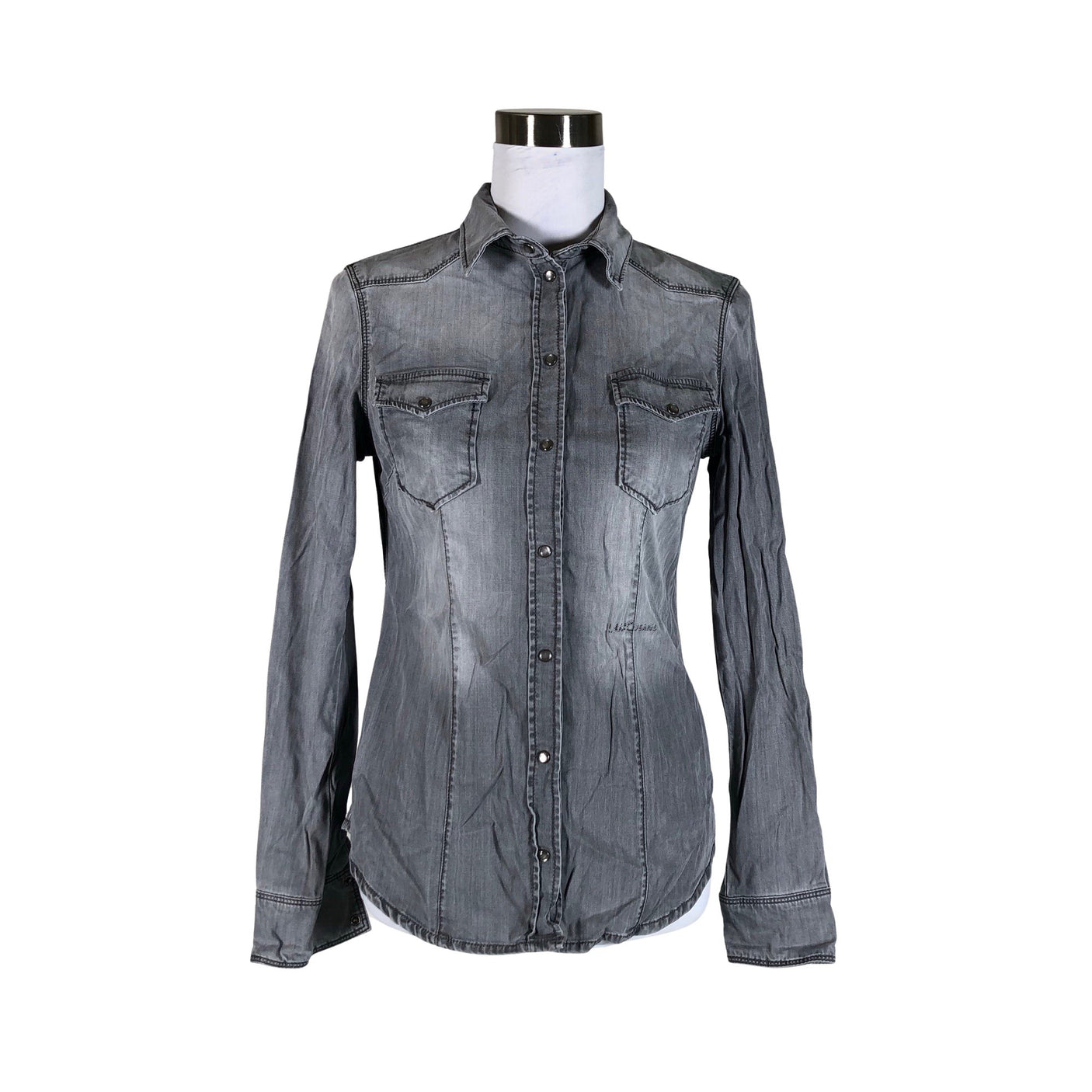 Unisex Liu Jo - Denim shirt, size 38 - Gray (1)