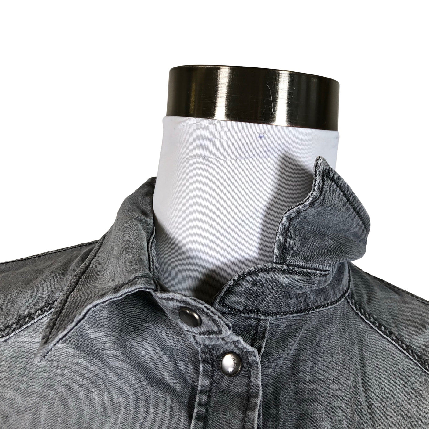 Unisex Liu Jo - Denim shirt, size 38 - Gray (2)