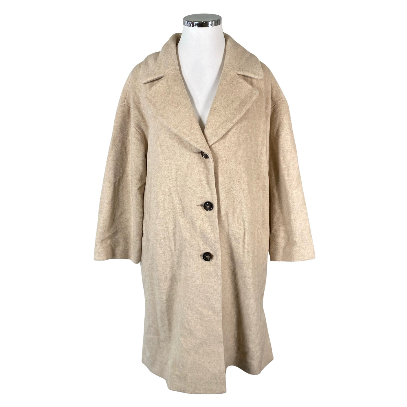 Unisex Flare Collection - Wool coat, size 42 - Beige (1)