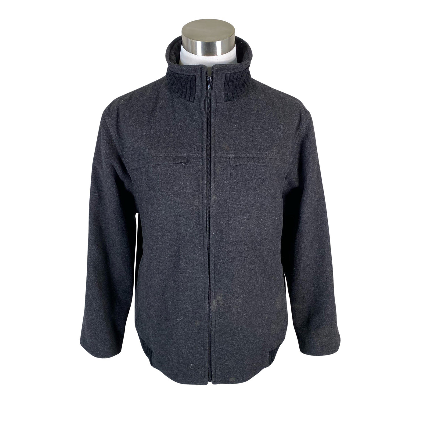 Unisex Carlo Cecci - Wool coat, size L - Gray (1)