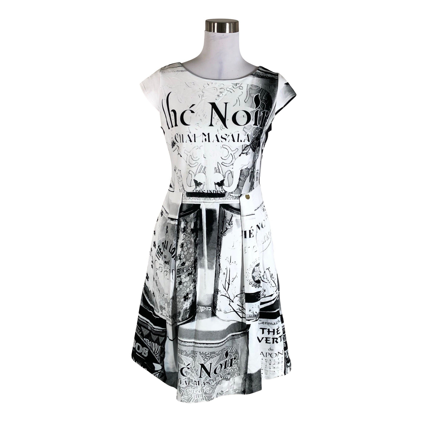 Unisex My Olsson - Tricot dress, size 38 - White (1)