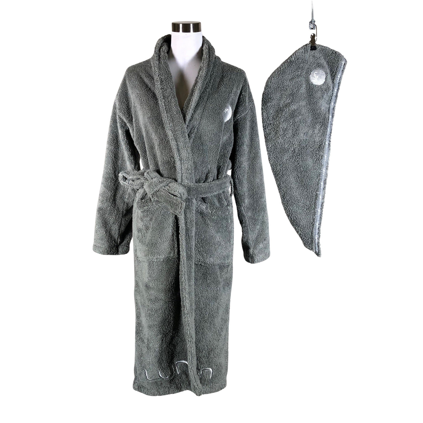 Unisex Luin - Bathrobe, size 36 - Gray (1)