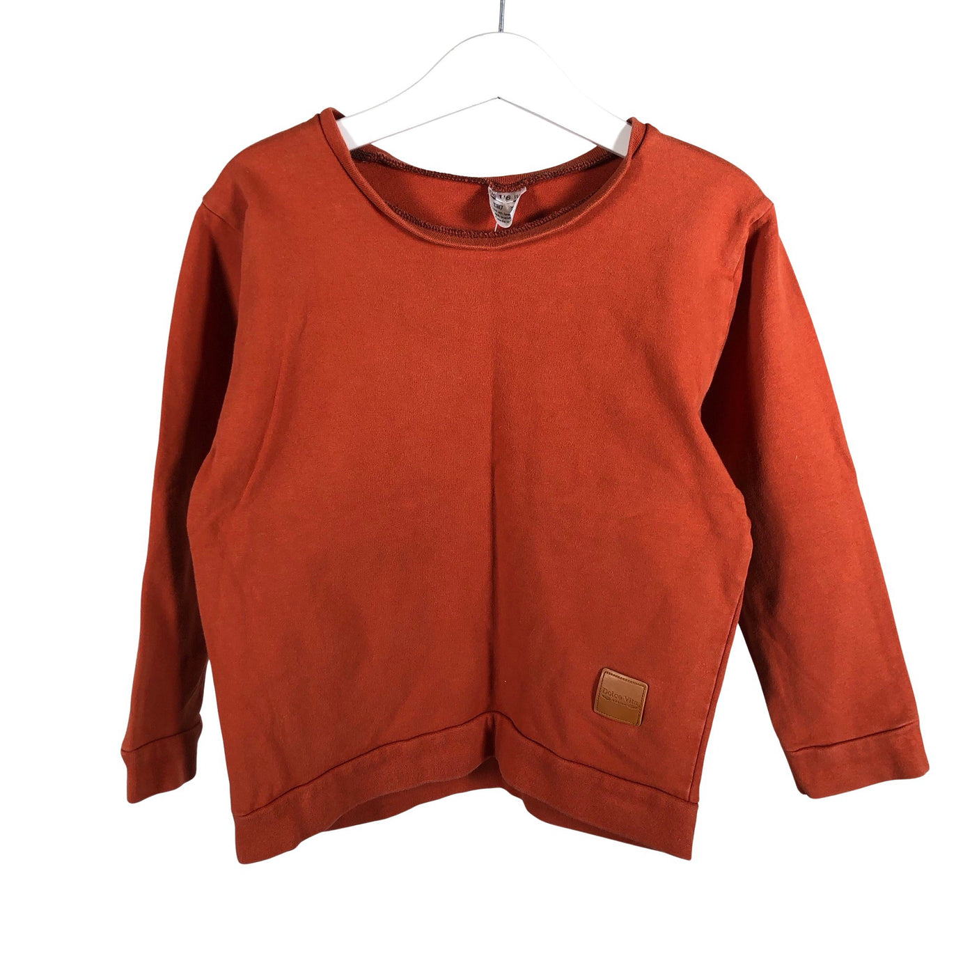 Unisex Dolce Vita - Sweatshirt, size 110 - 116 - Orange (1)