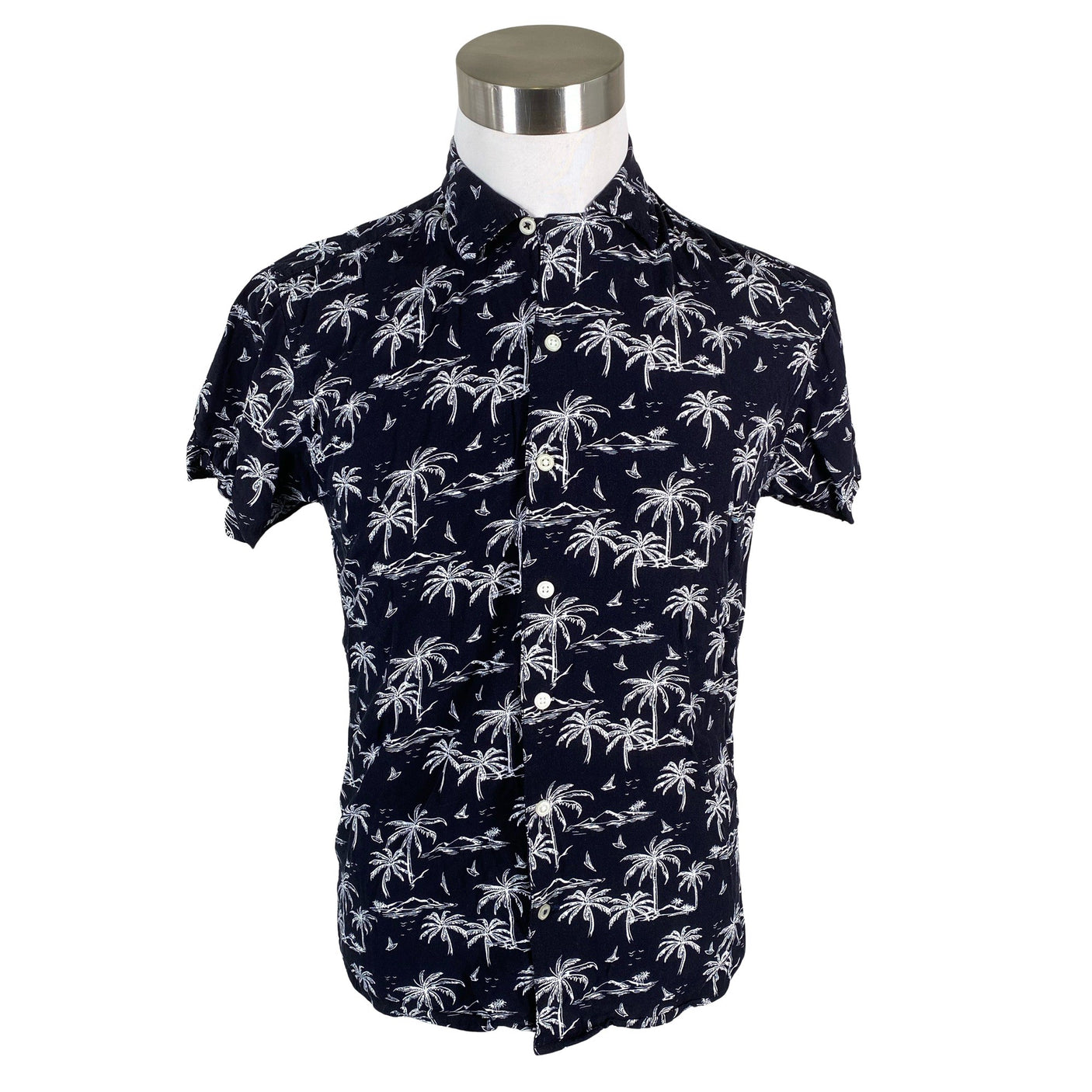 Unisex Kronstadt - Collared shirt, size S - Black (1)