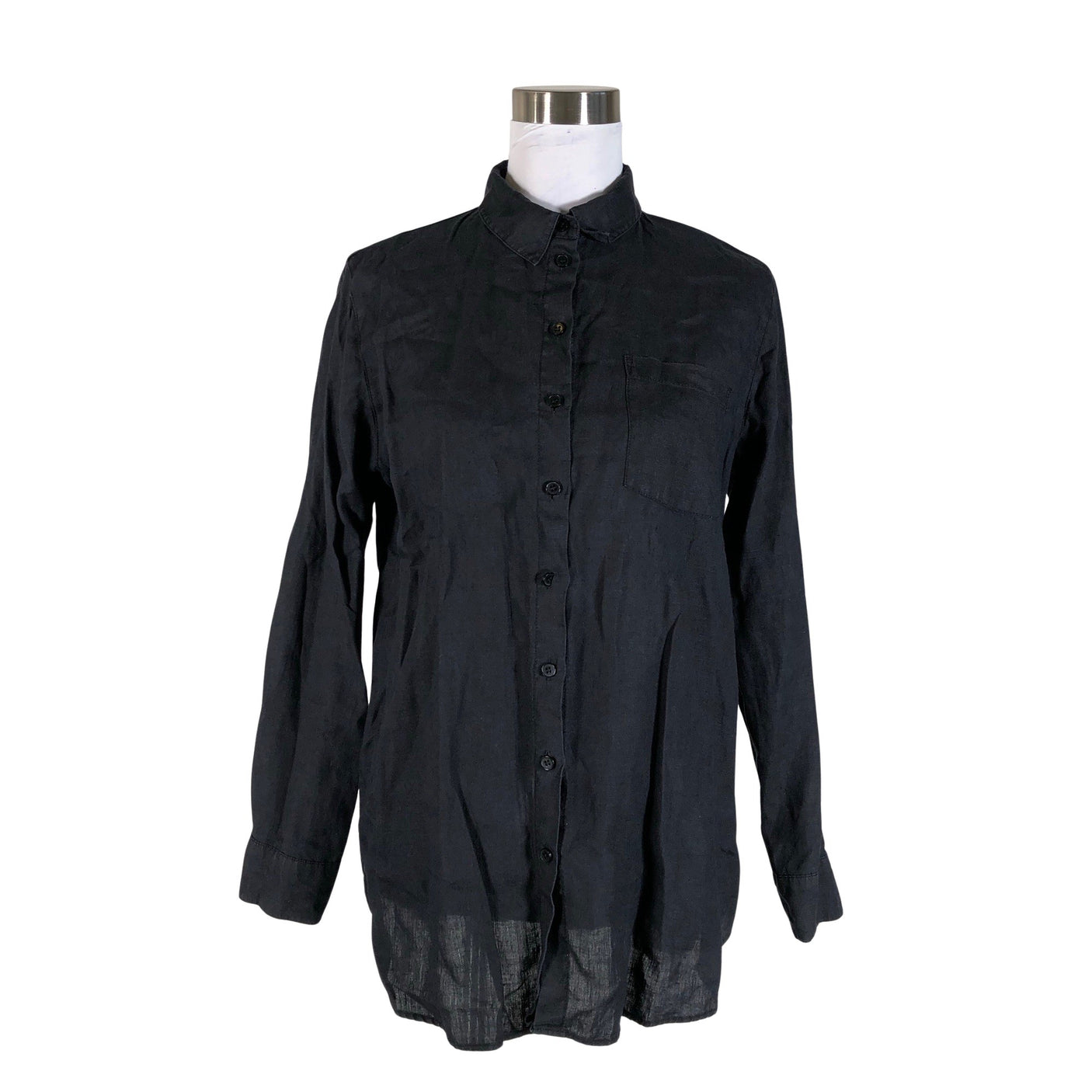 Unisex Nanso - Collared shirt, size 38 - Black (1)