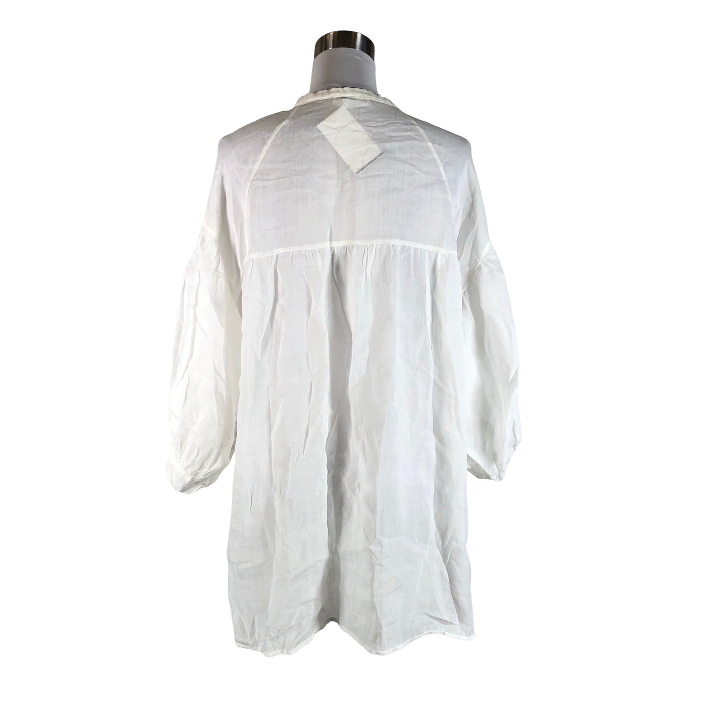 Unisex LaSalle - Schiffon tunic, size 36 - White (2)