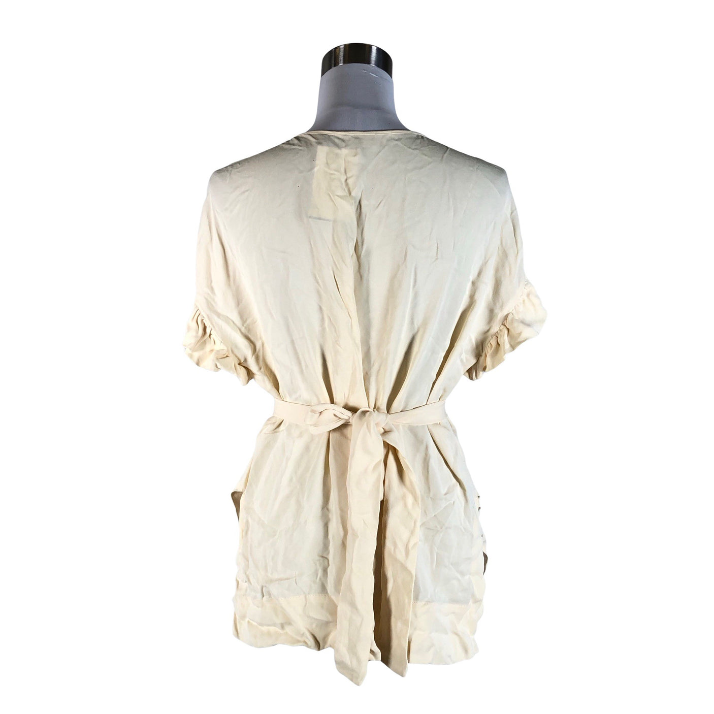 Unisex by Malene Birger - Short-sleeved blouse, size 38 - Beige (2)