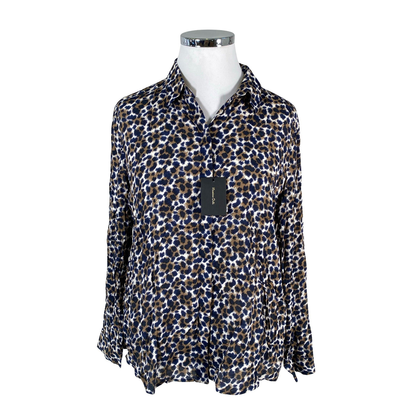 Unisex Massimo Dutti - Blouse, size 44 - Blue (1)