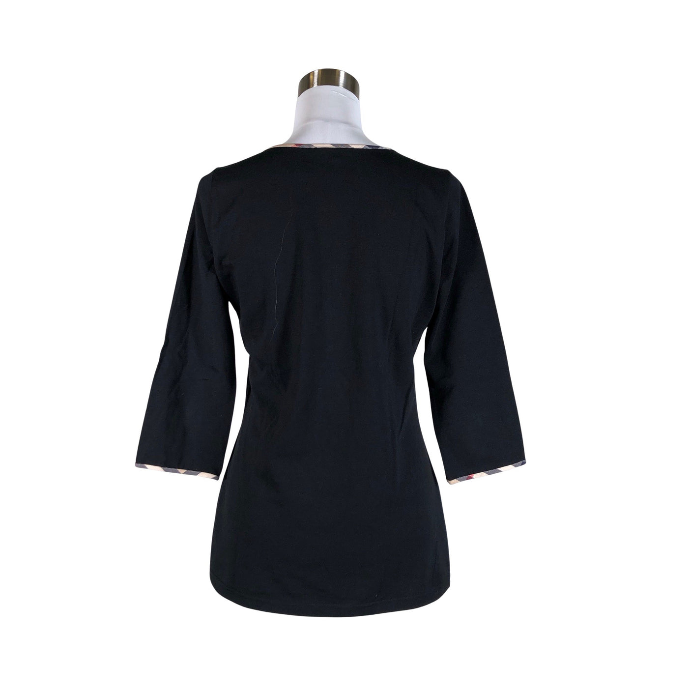 Unisex Burberry Brit - Tricot shirt, size 40 - Black (2)