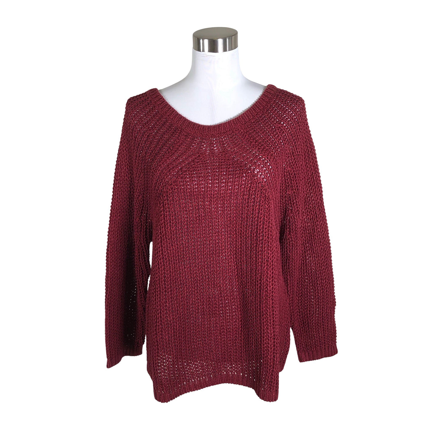 Unisex Massimo Dutti - Sweater, size 40 - Wine red (1)