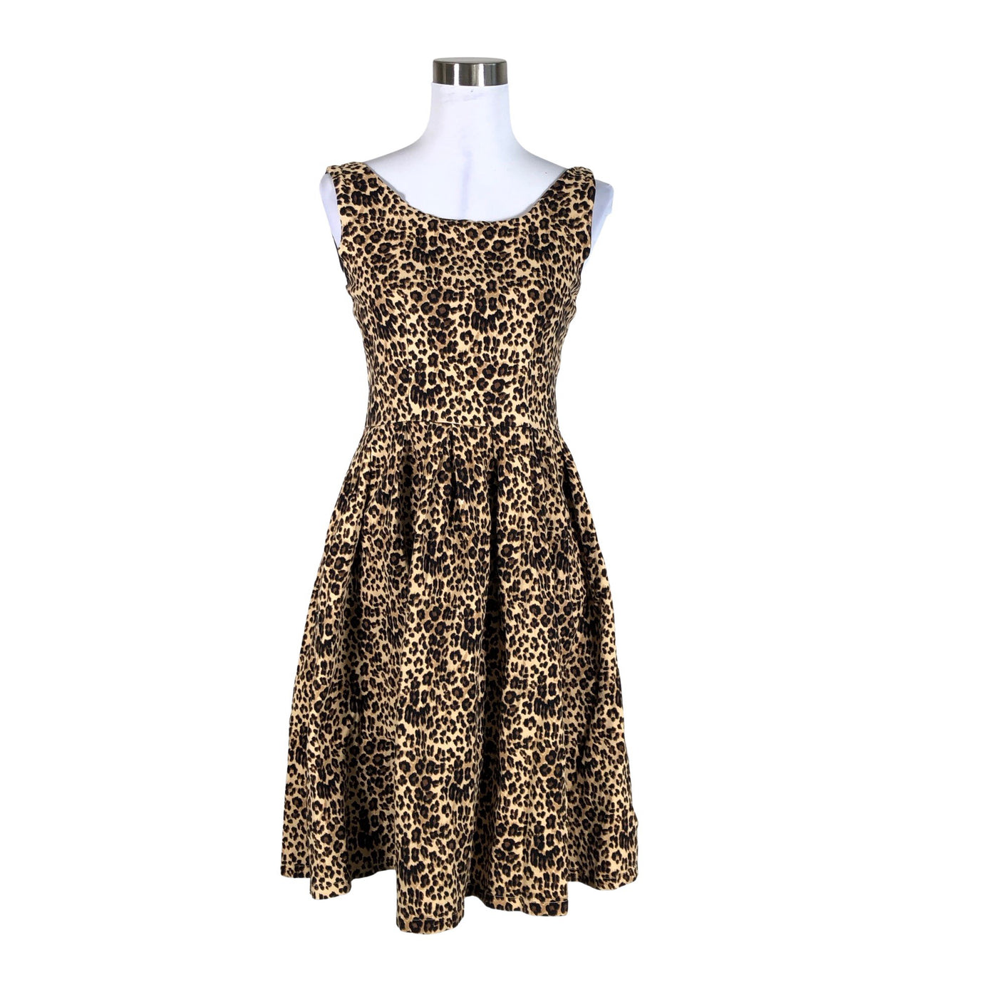 Unisex Lindy Bop - Tricot dress, size 38 - Beige (1)