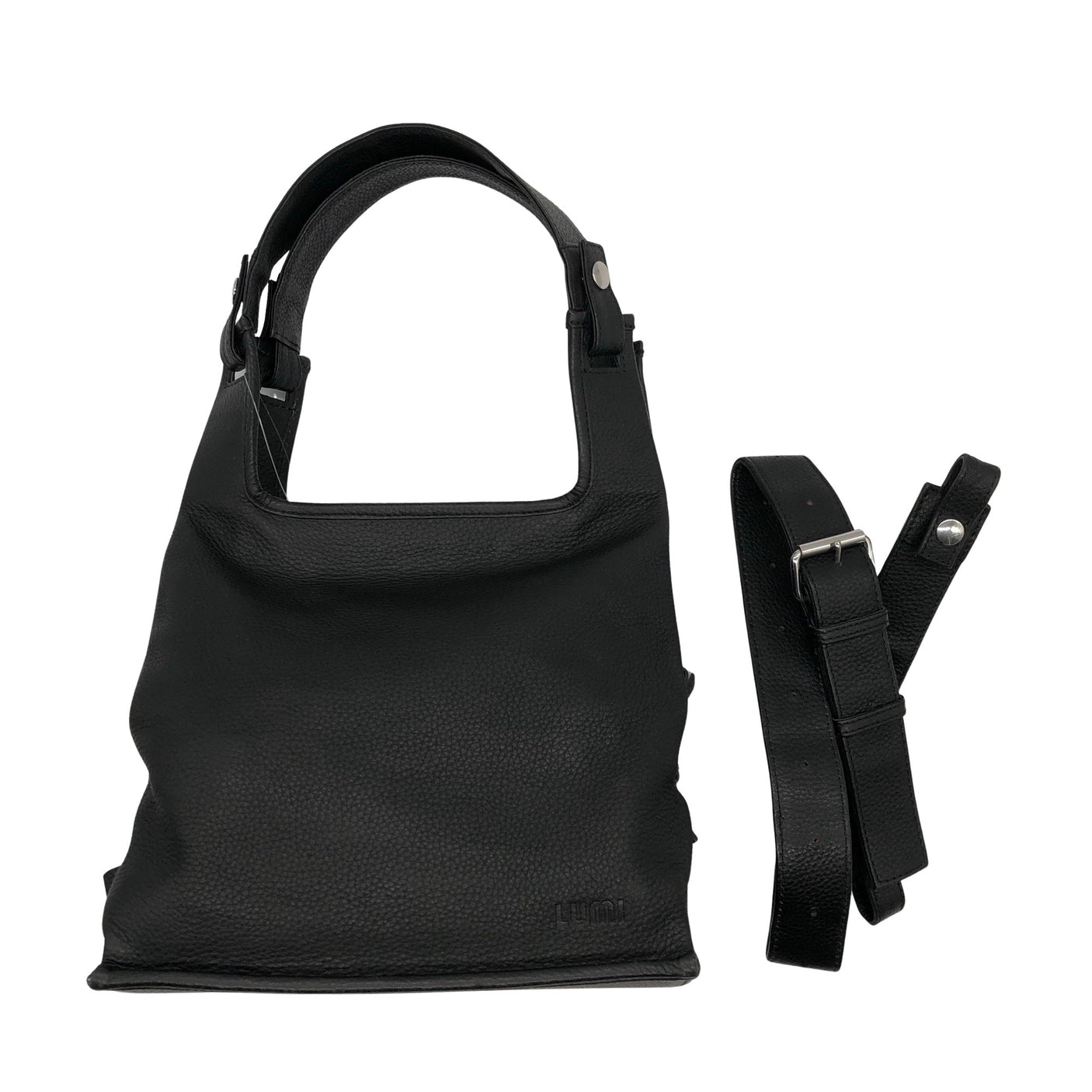 Unisex Lumi - Handbag, size Midi - Black (1)
