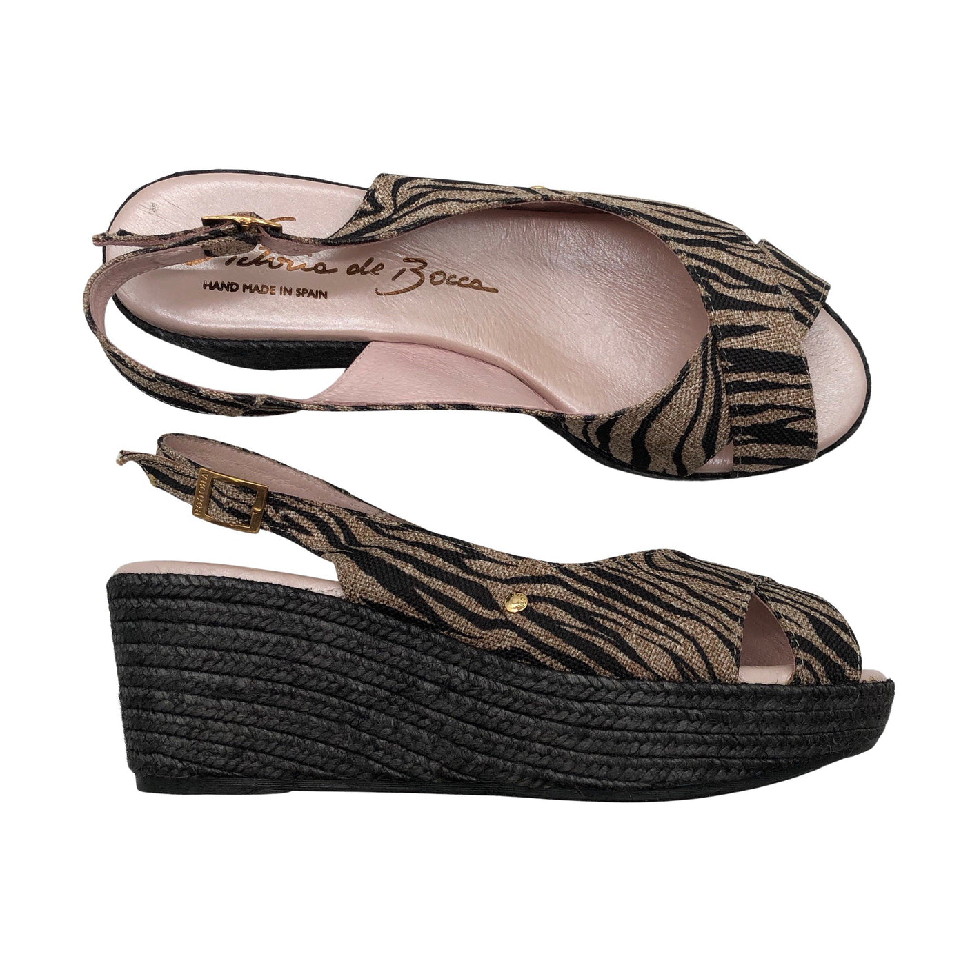 Unisex Victoria De Bocca - Wedge sandals, size 39 - Beige (1)