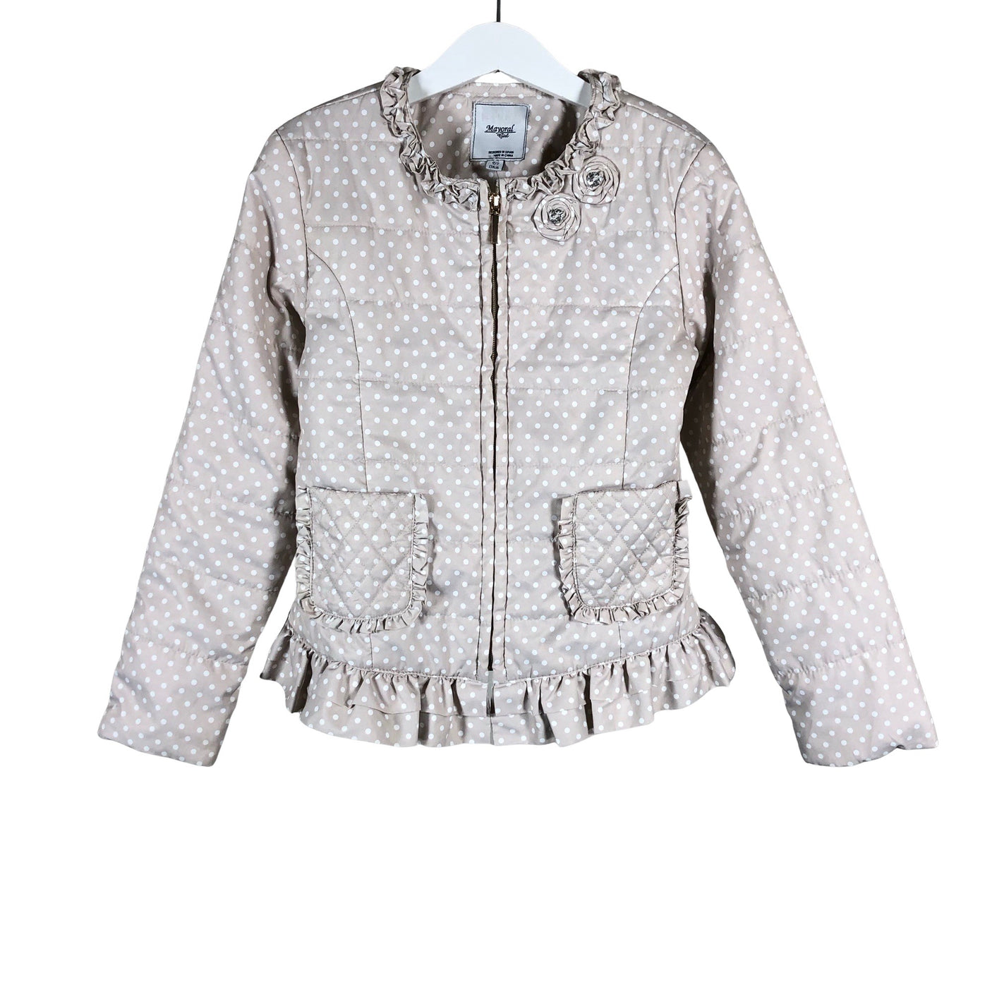 Unisex Mayoral - Lightly padded jacket, size 128 - 134 - Beige (1)