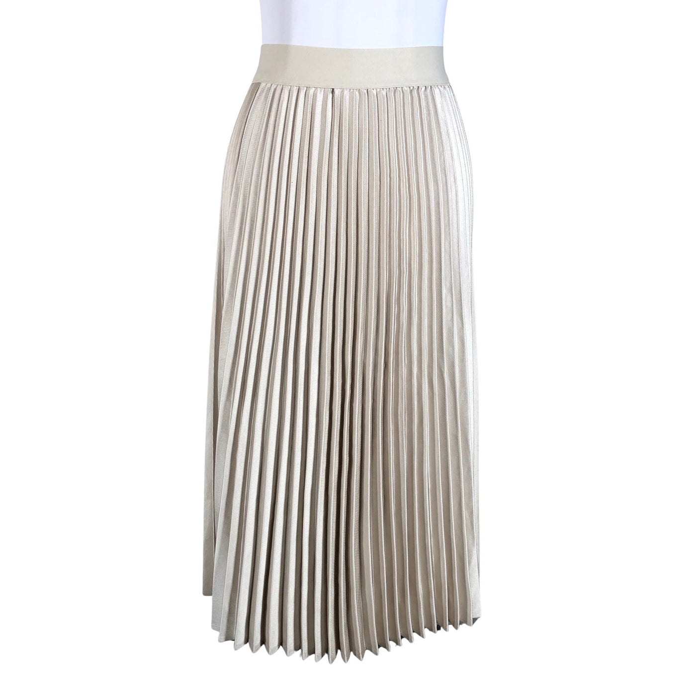 Unisex Minimum - Pleated skirt, size 36 - Beige (1)
