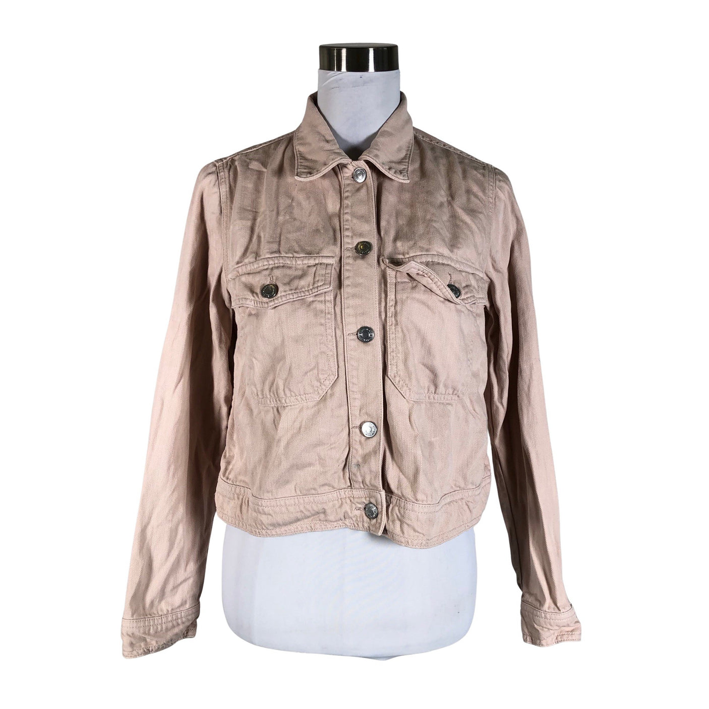 Unisex Selected - Denim jacket, size 38 - Beige (1)
