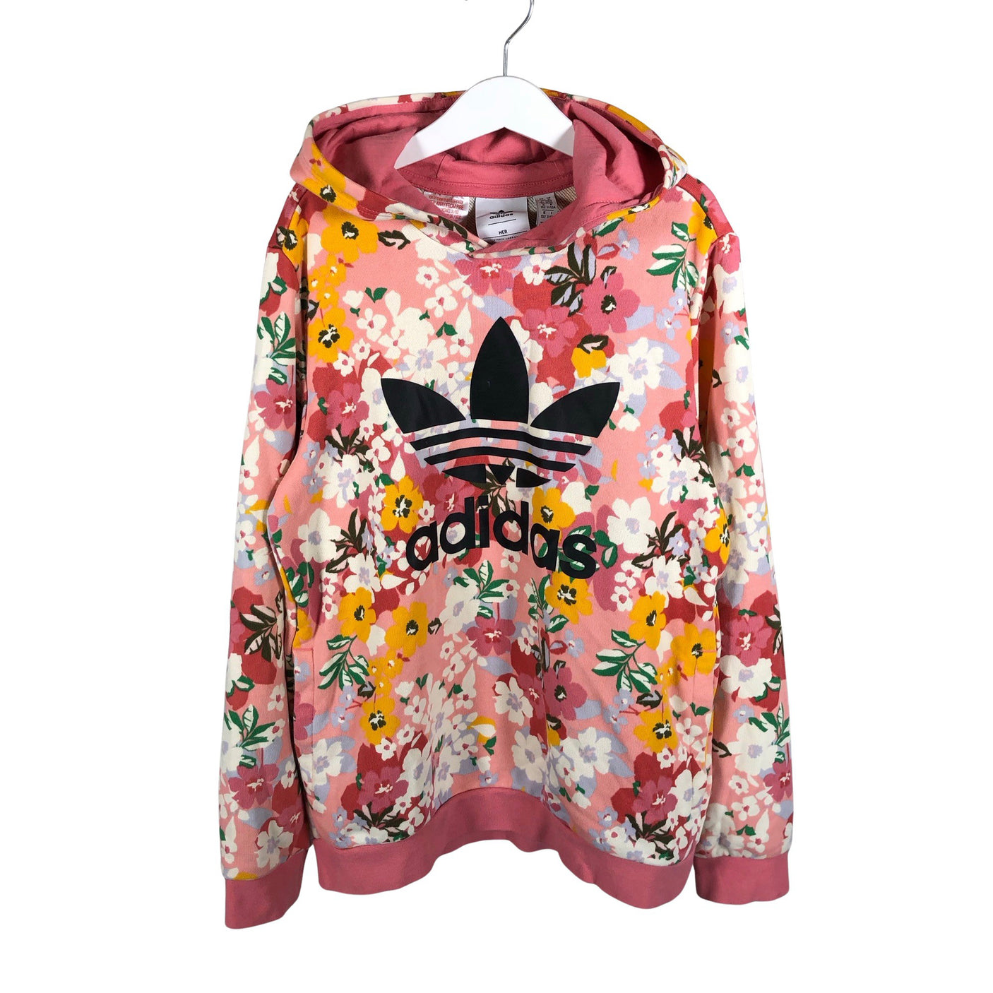 Unisex Adidas - Hoodie, size 146 - 152 - Light pink (1)