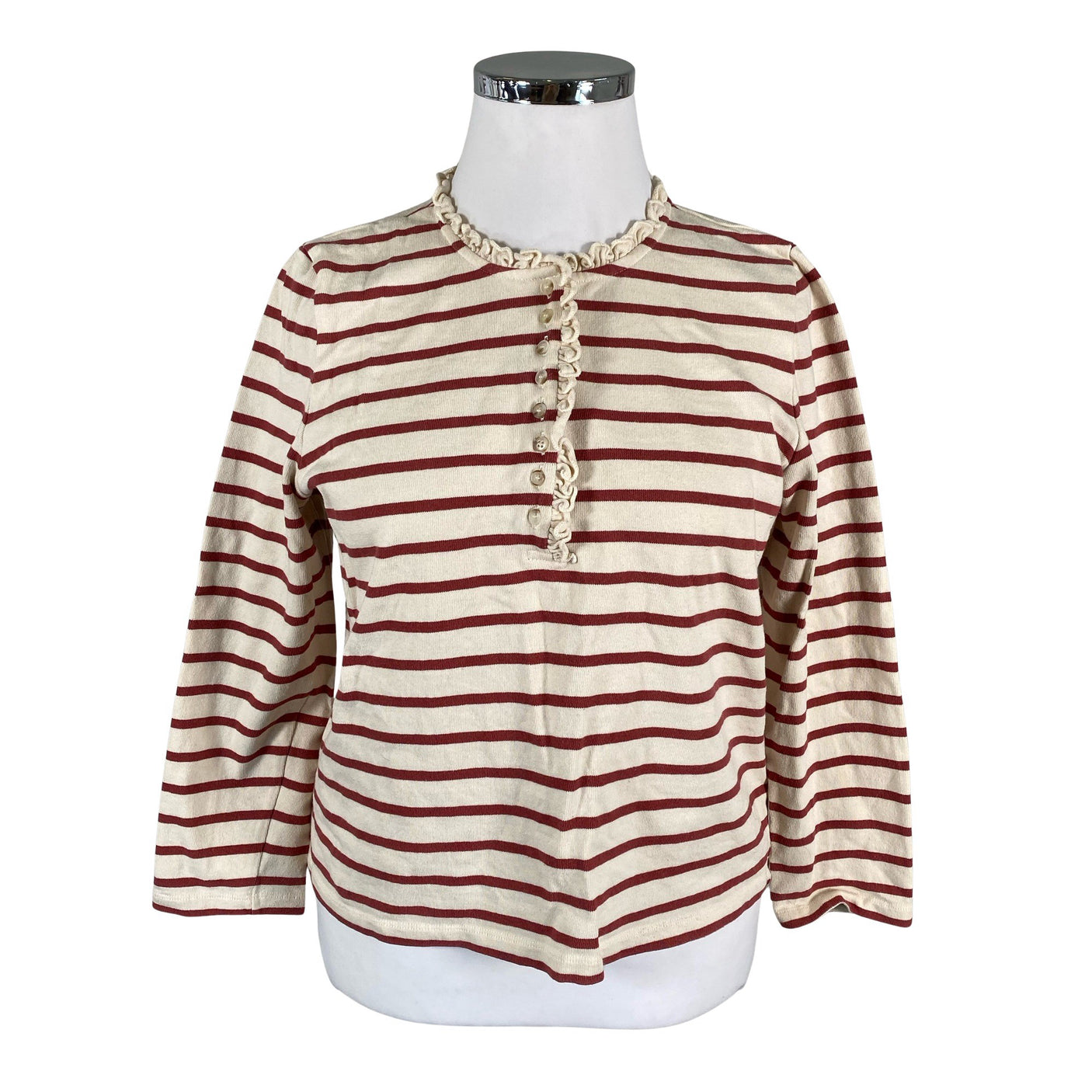Unisex Sézane - Tricot shirt, size 42 - Beige (1)