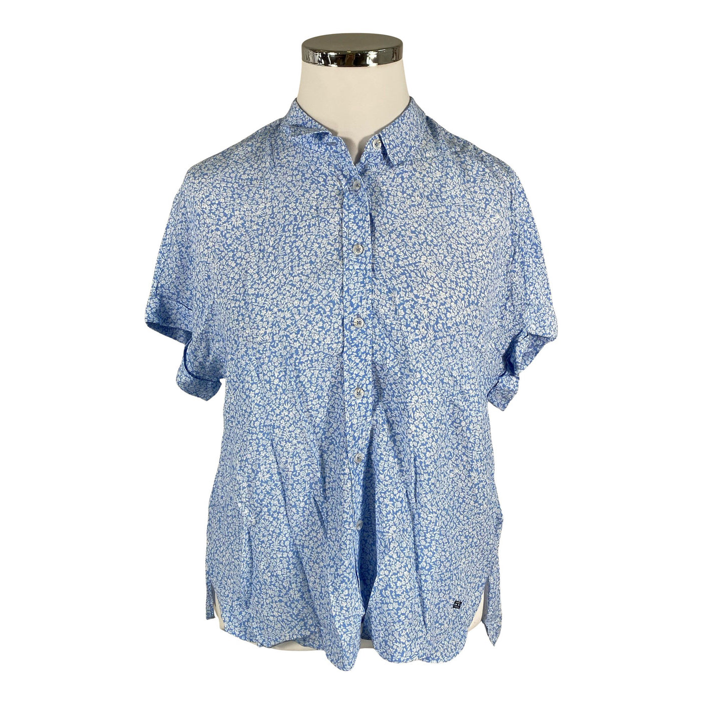 Unisex Tommy Hilfiger - Short-sleeved blouse, size 42 - Light blue (1)