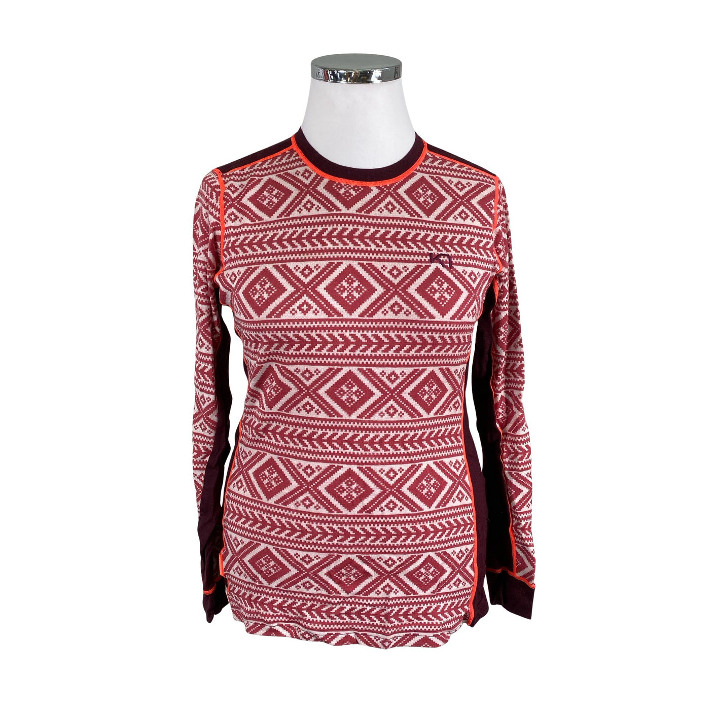 Unisex Kari Traa - Thermal shirt, size 42 - Wine red (1)