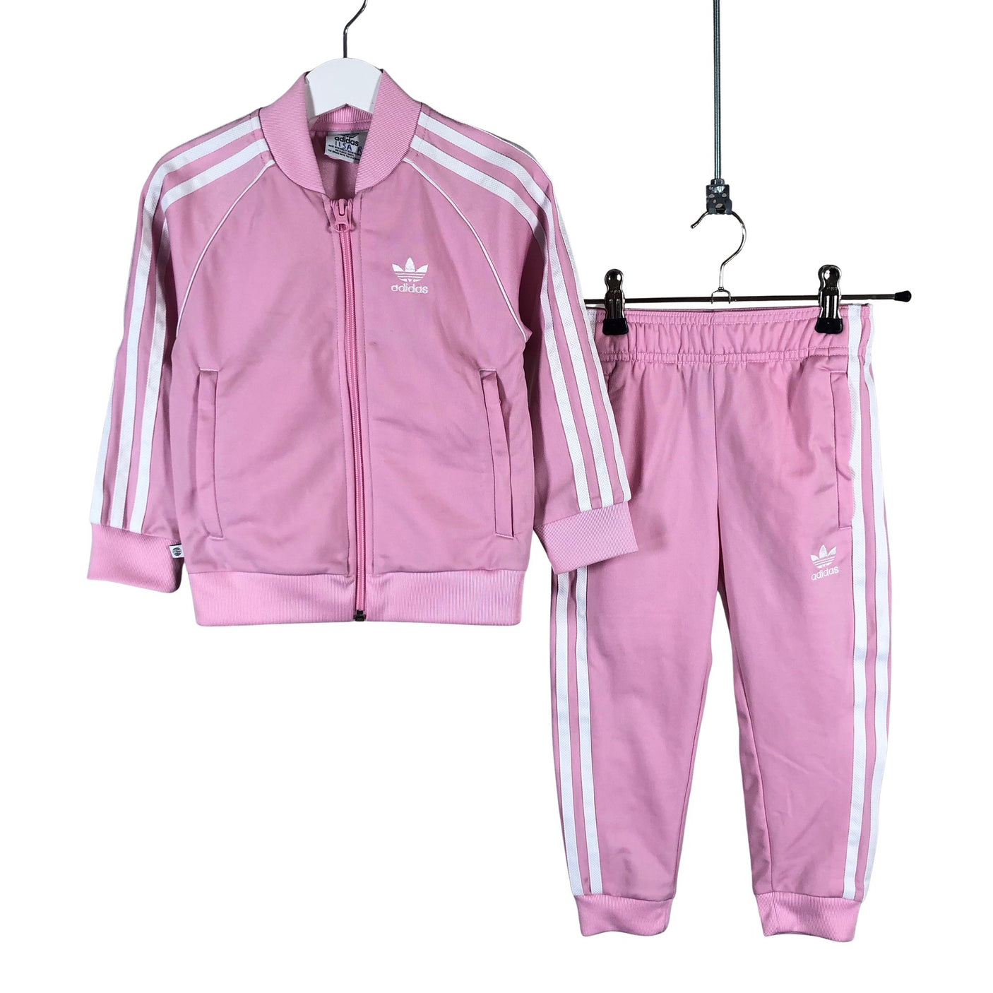 Unisex Adidas - Track jacket, size 98 - 104 - Light pink (1)