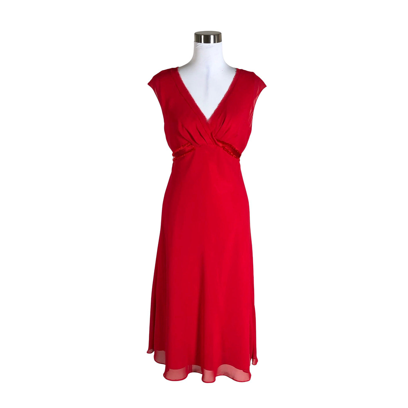 Unisex Liz Claiborne - Party dress, size 40 - Red (1)