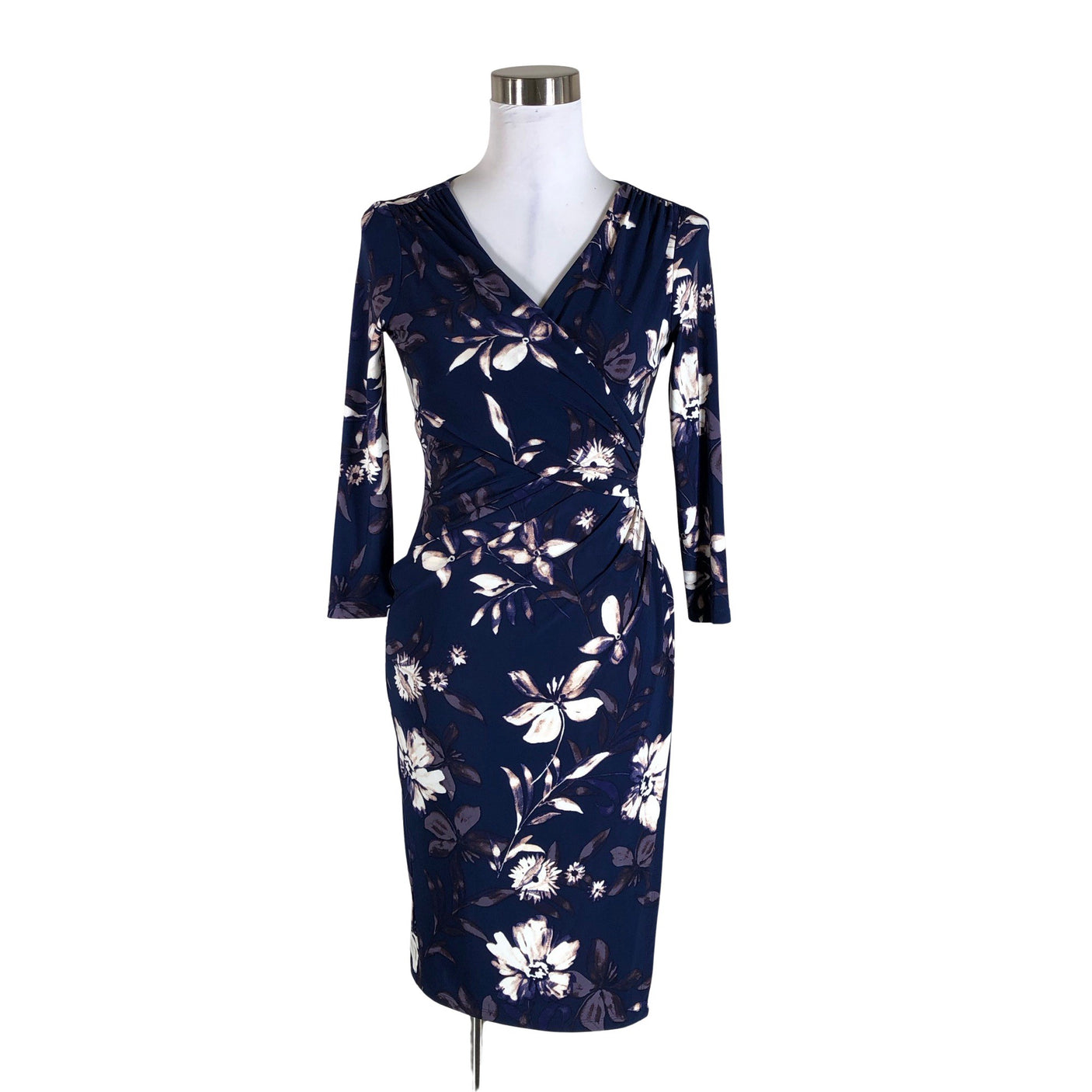 Unisex Lauren Ralph Lauren - Tricot dress, size 34 - Blue (1)