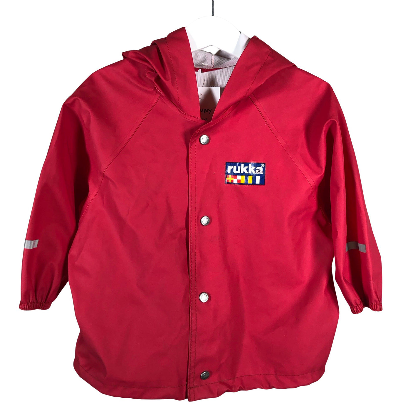 Unisex Rukka - Rain jacket, size 80 - 86 - Red (1)