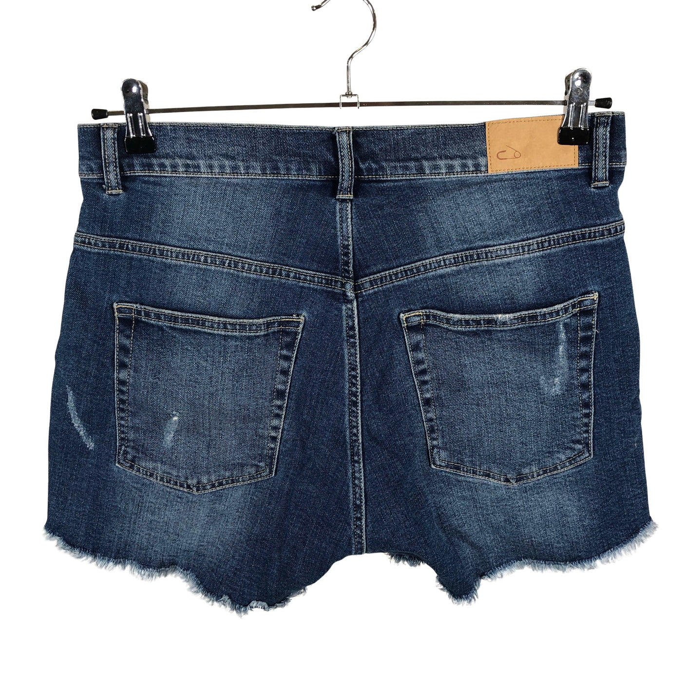 Unisex Lindex - Denim shorts, size 42 - Gray (2)