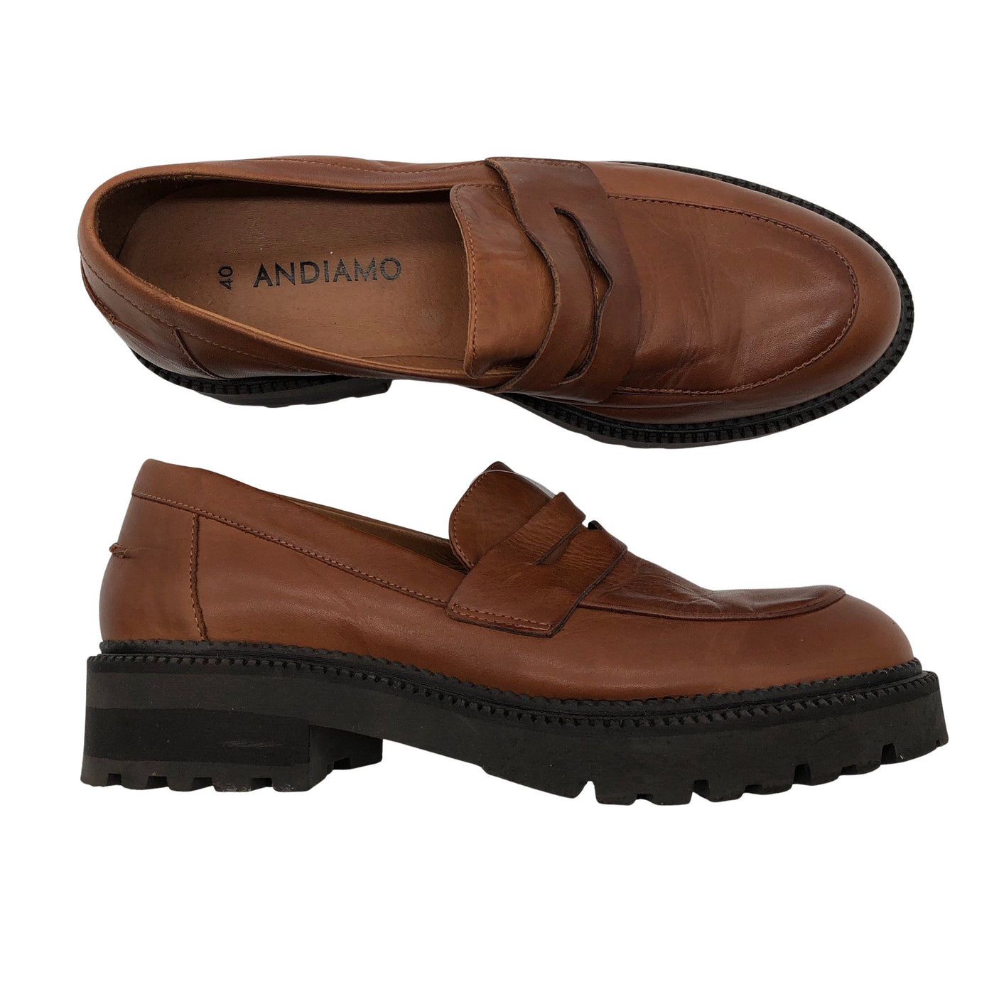 Unisex Andiamo - Loafers, size 40 - Brown (1)