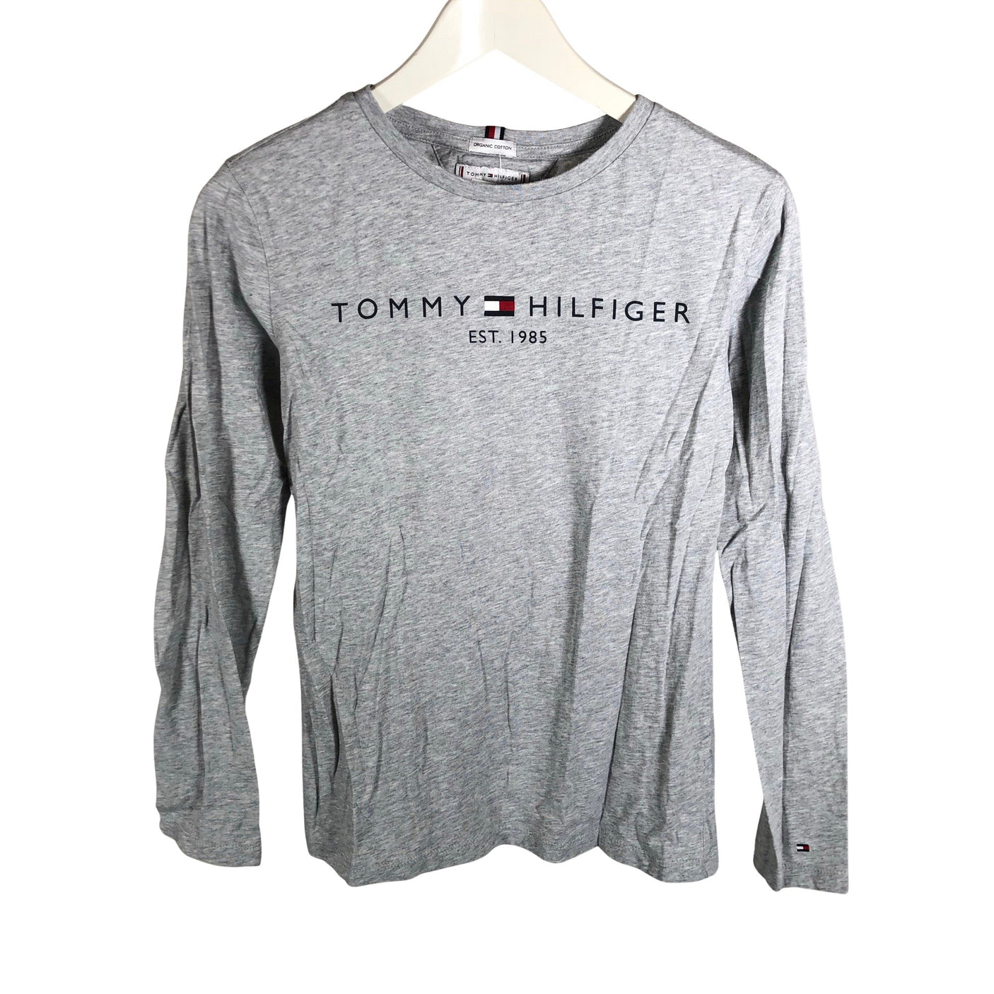 Unisex Tommy Hilfiger - Tricot shirt, size 158 - 164 - Gray (1)