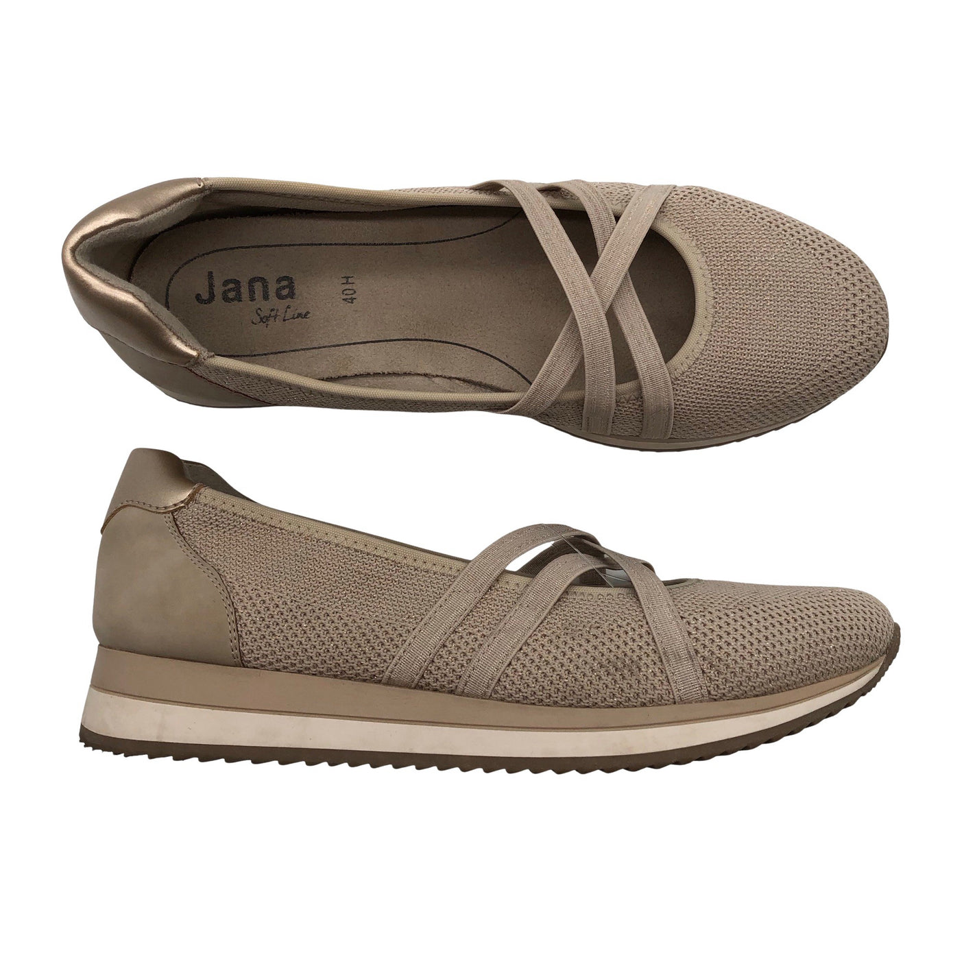 Unisex Jana - Ballerinas, size 40 - Black (1)