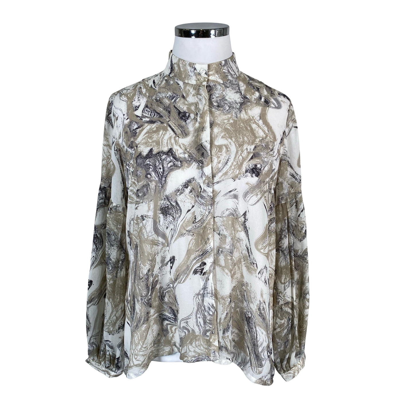 Unisex MSCH Copenhagen - Blouse, size 42 - Beige (1)