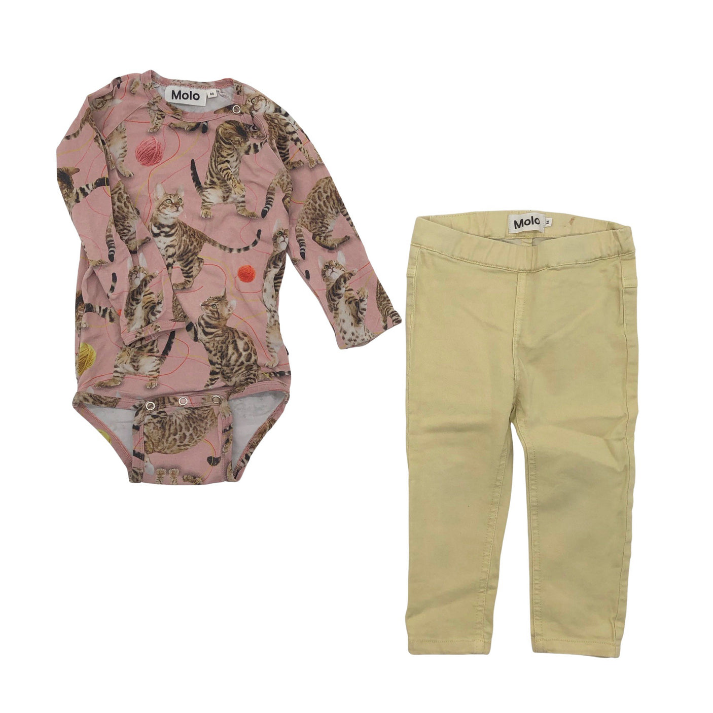 Unisex Molo Kids - Jeggings, size 80 - 86 - Light pink (1)