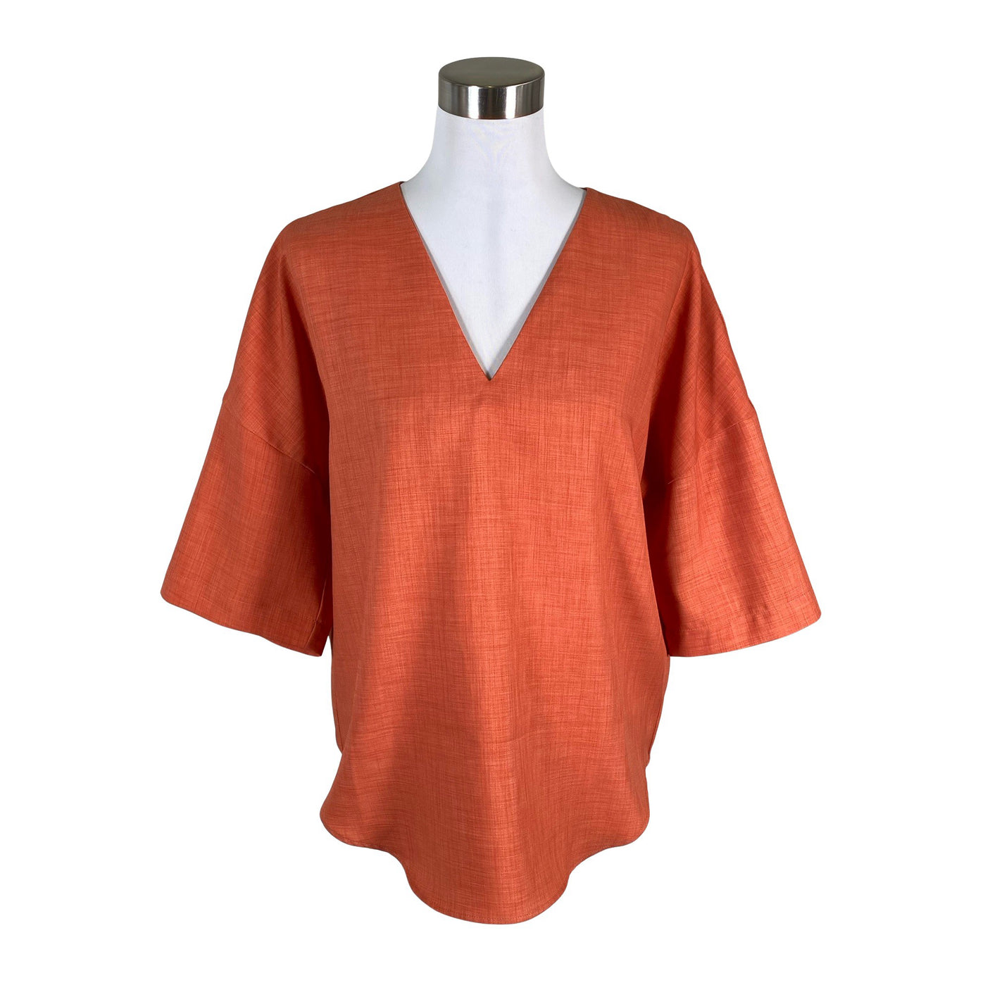Unisex Adolfo Dominguez - Blouse, size 38 - Orange (1)