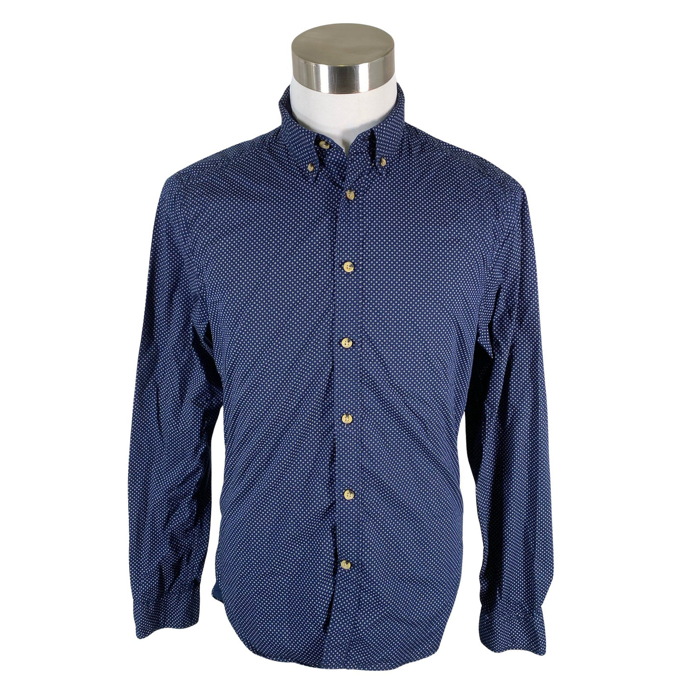 Unisex East West - Collared shirt, size M - Blue (1)