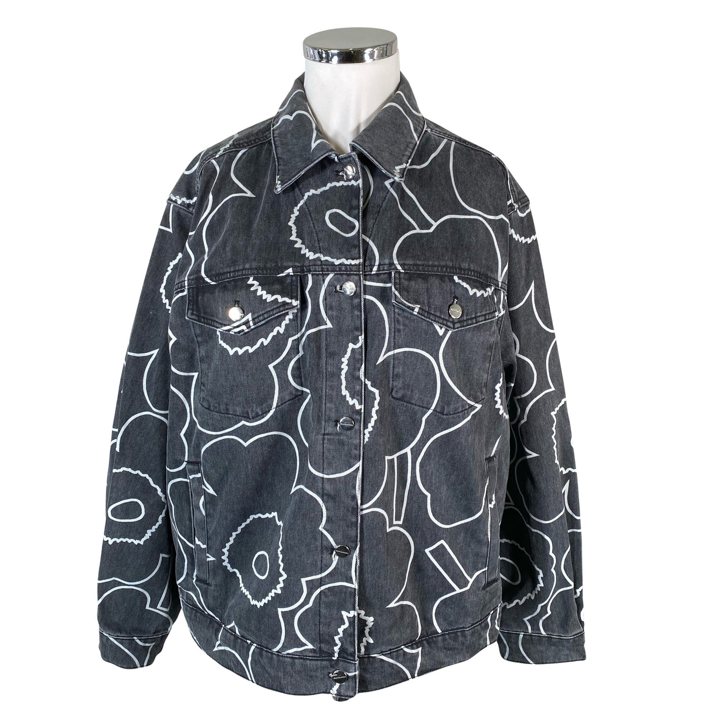 Unisex Marimekko - Denim jacket, size 42 - Gray (1)
