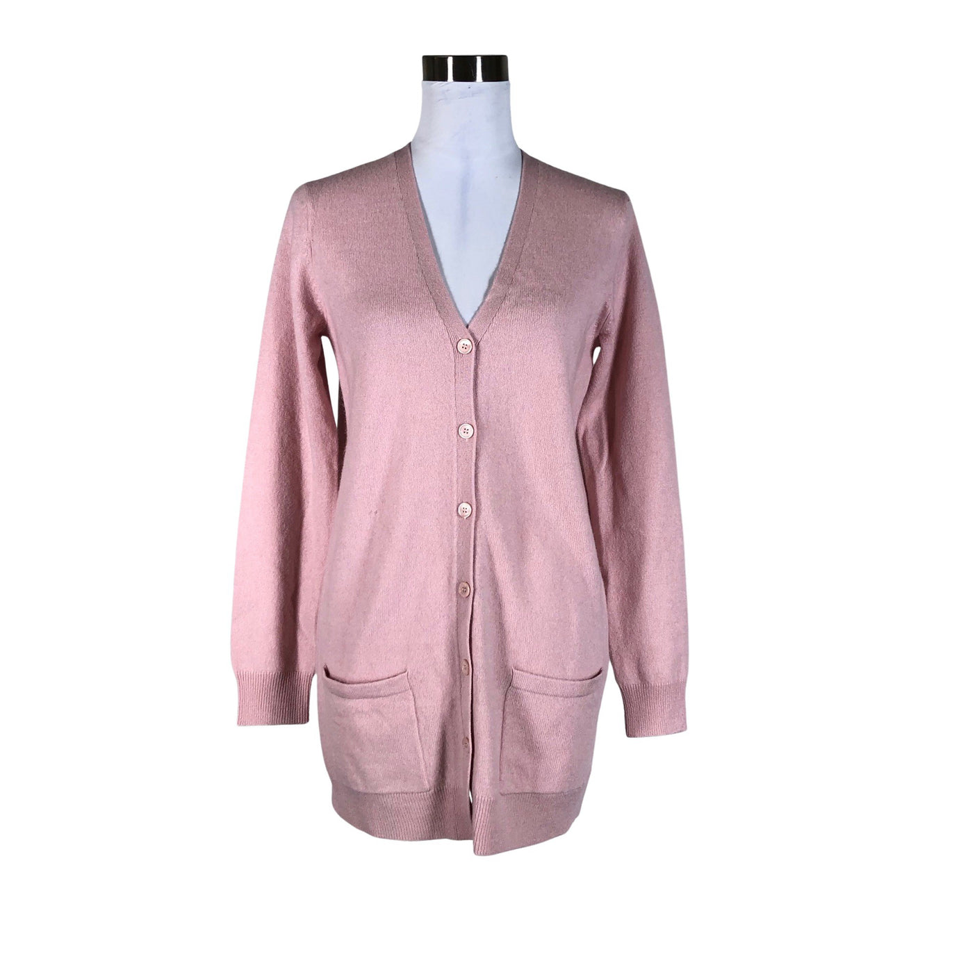 Unisex Just Cashmere - Cardigan, size 38 - Light pink (1)