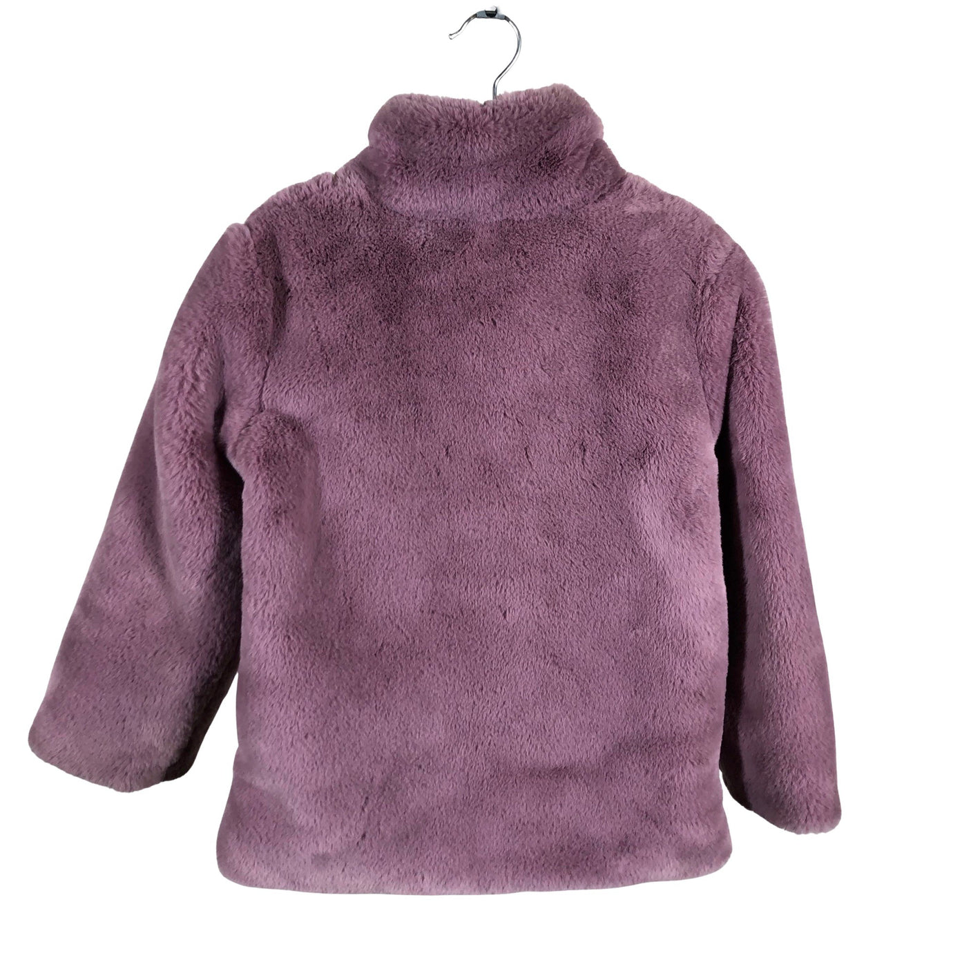 Unisex Name It - Faux fur coat, size 110 - 116 - Violet (2)