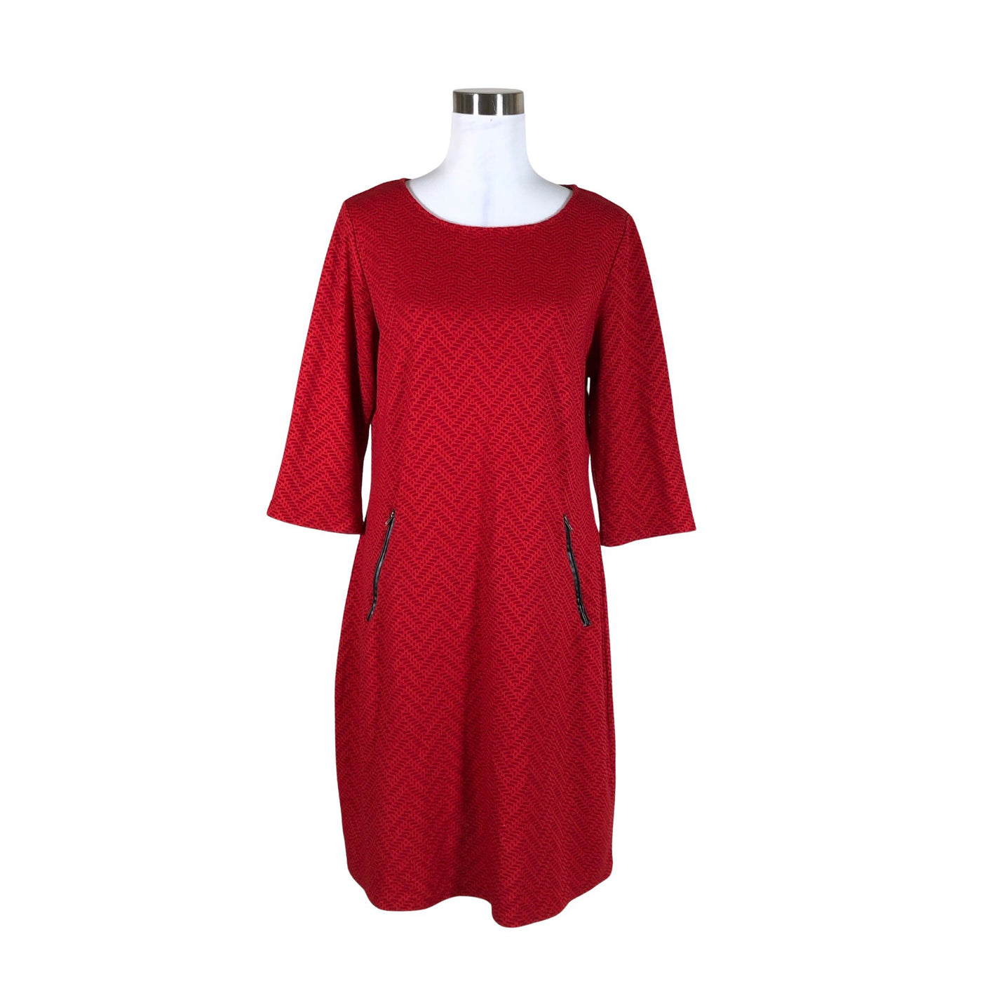 Unisex Fransa - Tricot dress, size 40 - Red (1)